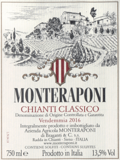 Monteraponi Chianti Classico 2016